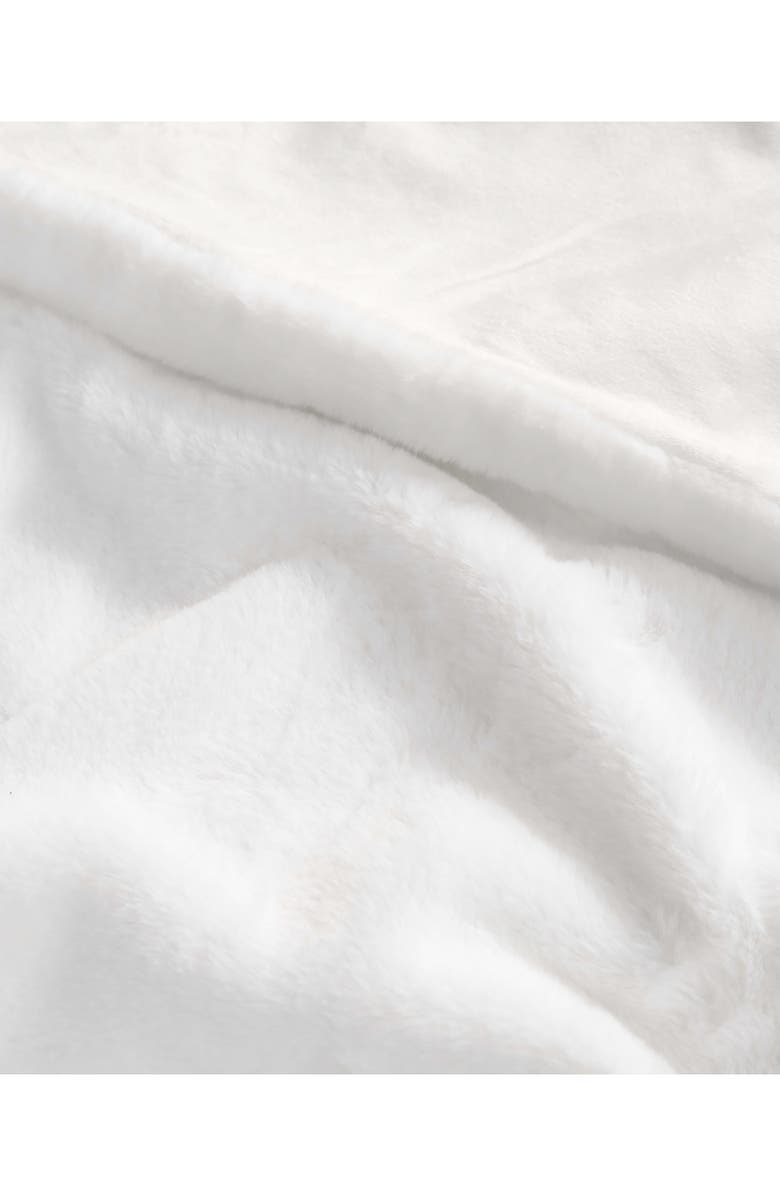 Juicy Couture Plush Throw Blanket, Alternate, color, White