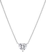 BY ADINA EDEN Lab Grown Diamond Heart Solitaire Necklace 14K