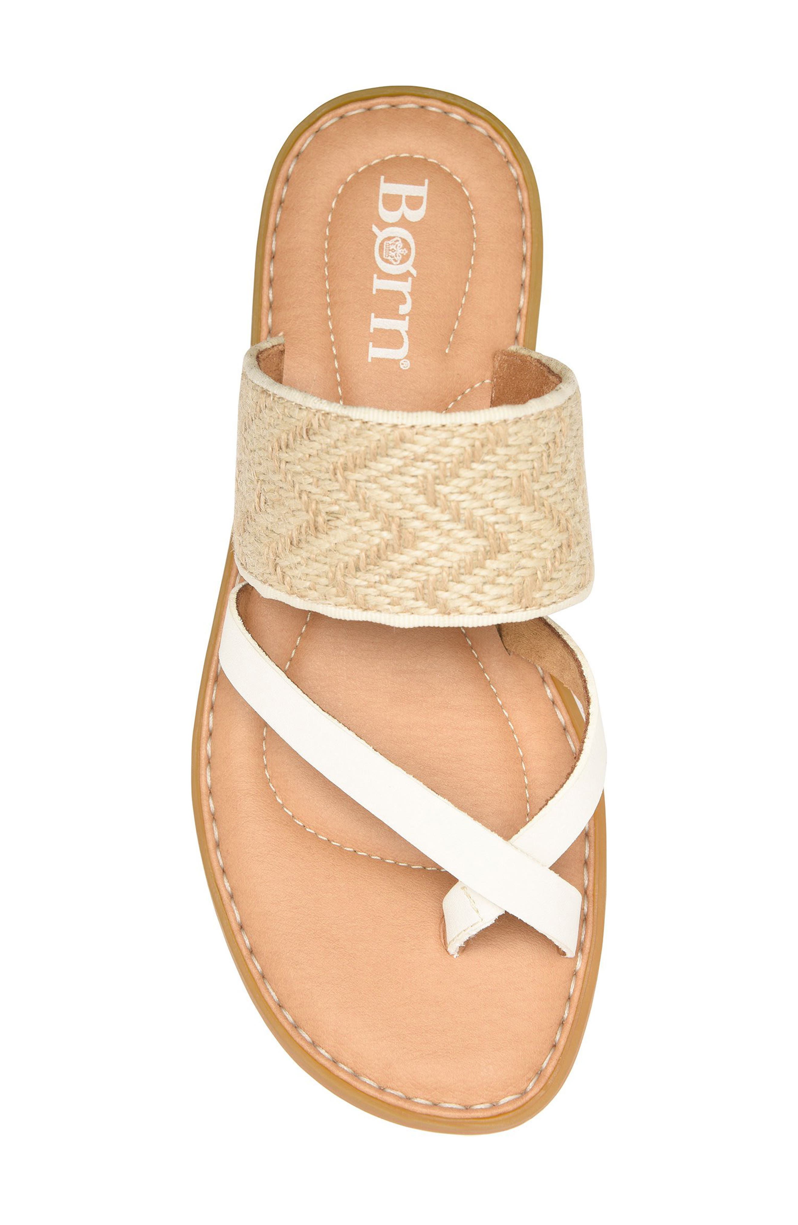 Maree Slide Sandal, Alternate, color, CREAM COMBO