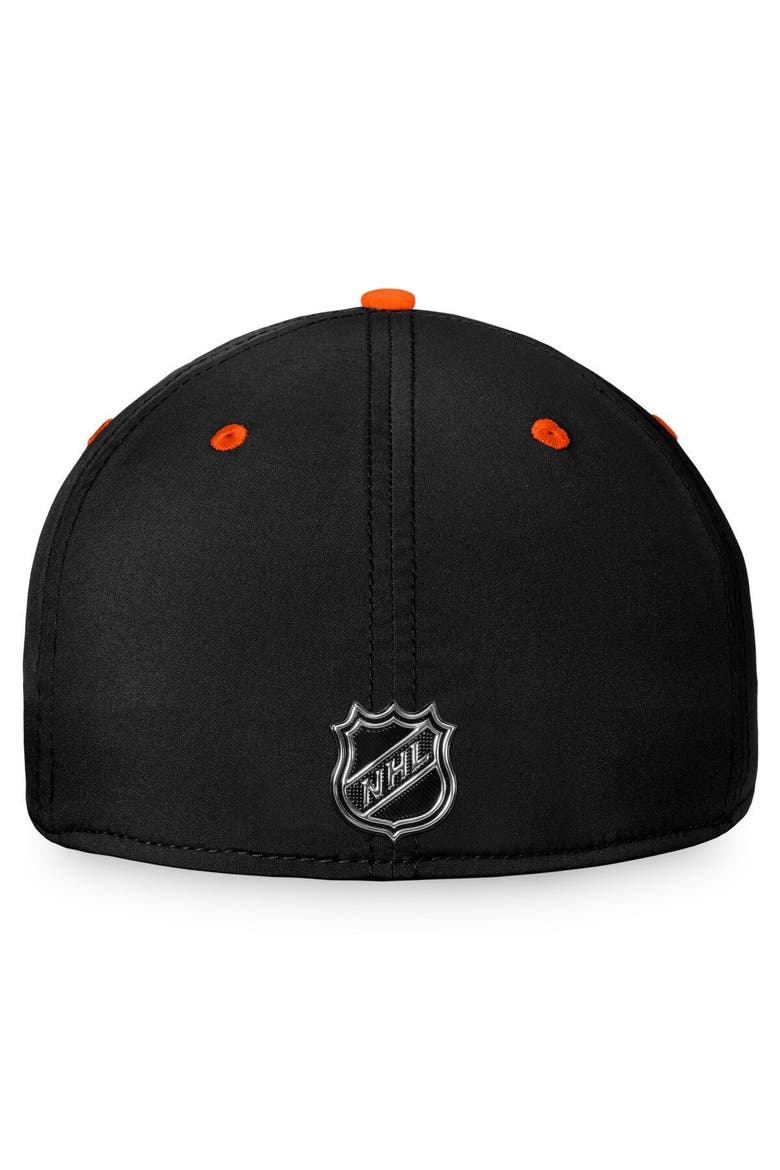 Men's Fanatics Branded Black/Orange Anaheim Ducks 2022 NHL Draft Authentic Pro Flex Hat, Alternate, color, Black
