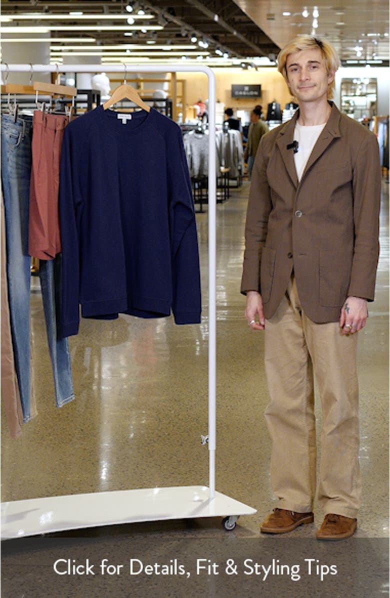 Crown Comfort Organic Cotton Blend Sweater, sales video thumbnail