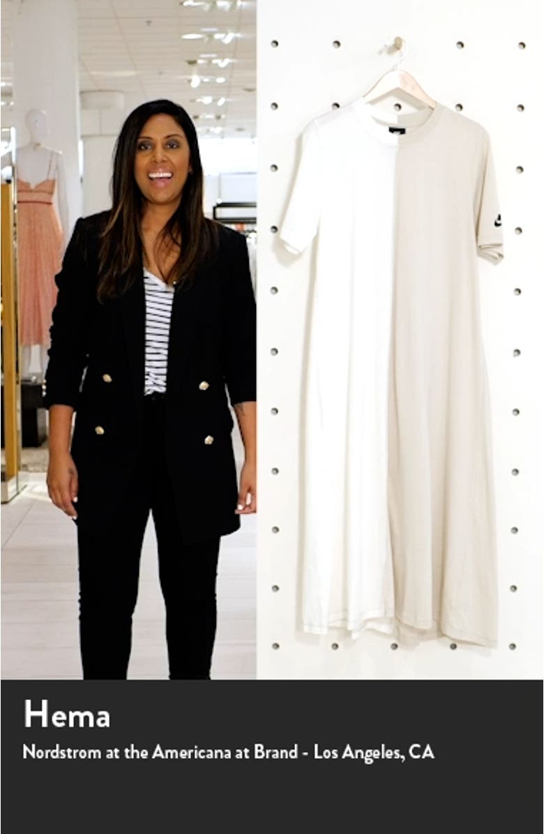 Sportswear Organic Cotton Short Sleeve Midi Dress, sales video thumbnail