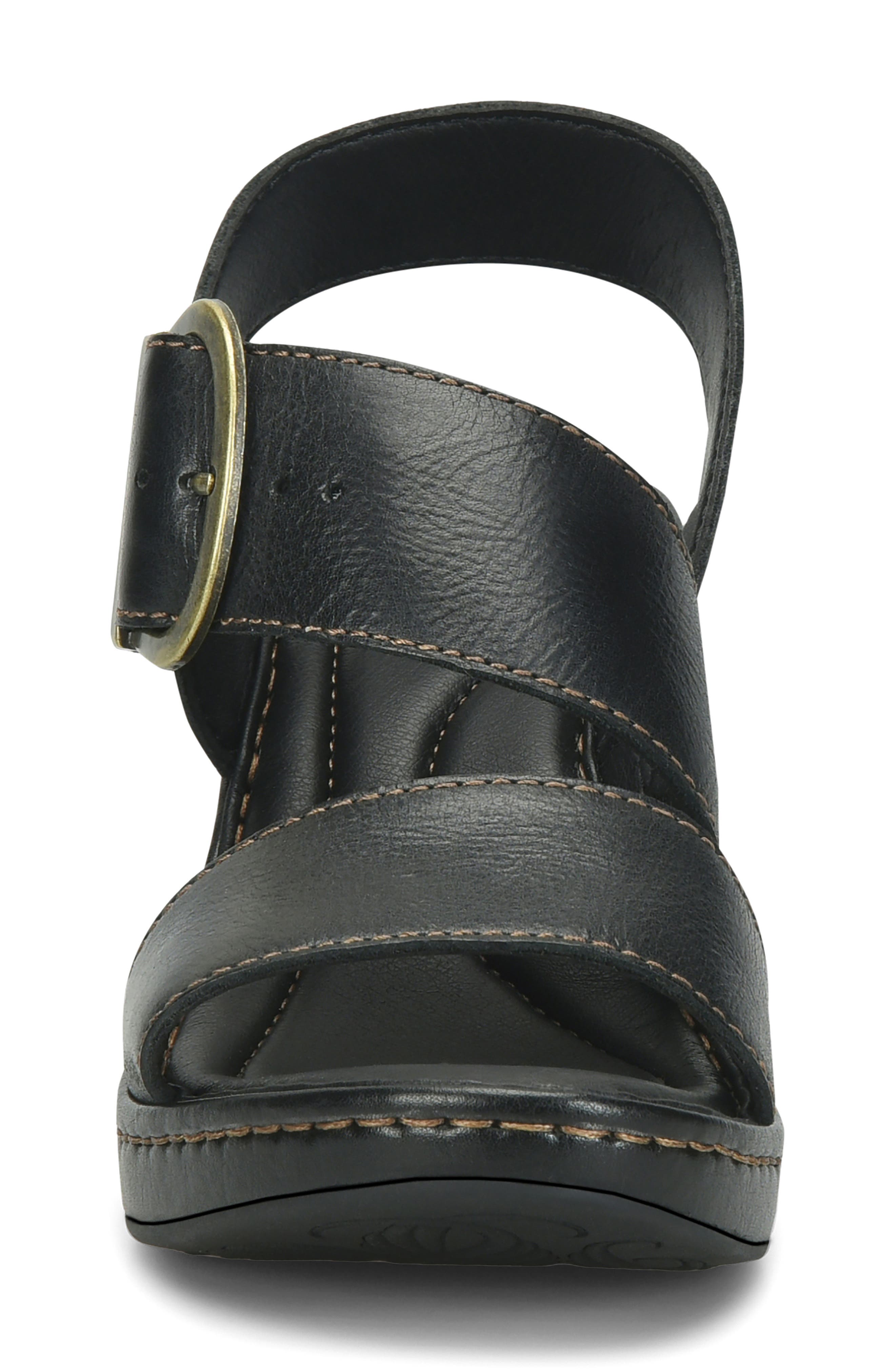 Børn Sapphire Platform Slingback Sandal, Alternate, color, Black Leather
