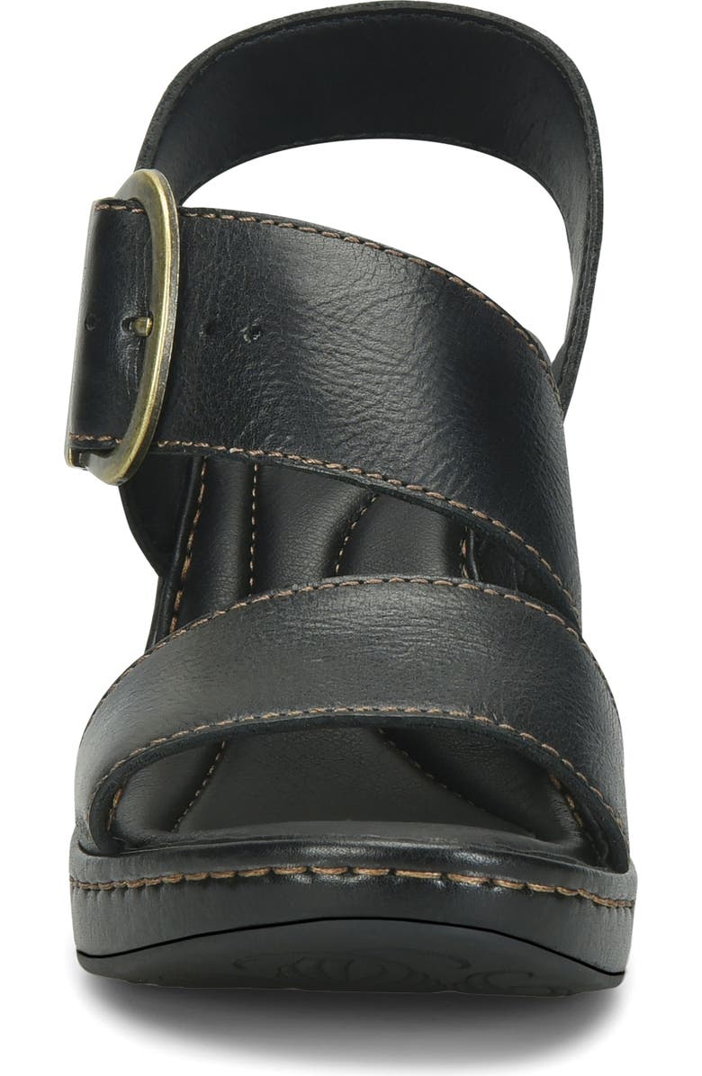 Børn Sapphire Platform Slingback Sandal, Alternate, color, Black Leather
