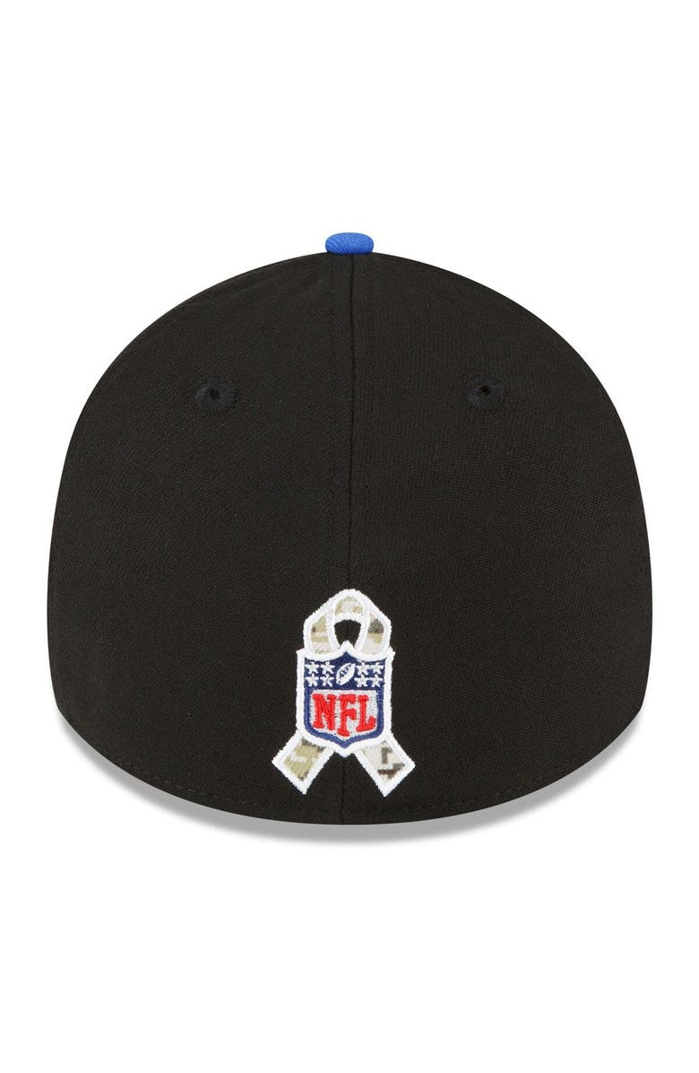 New Era Men's New Era Black/Blue Los Angeles Rams 2022 Salute To Service 39THIRTY Flex Hat, Alternate, color, 