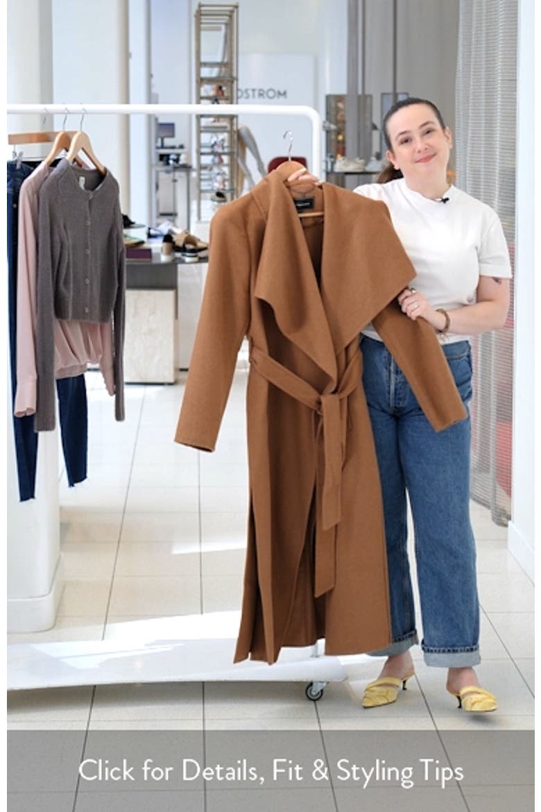 Scarlet Long Wrap Coat video