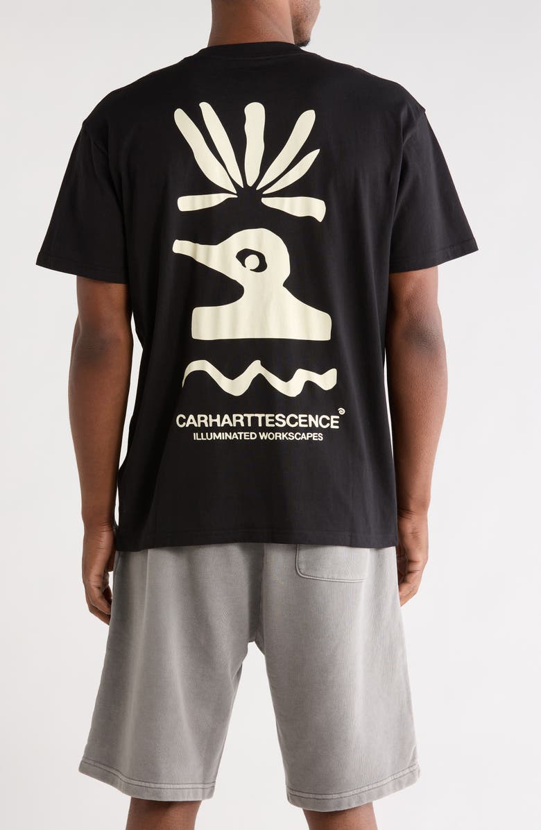 Carhartt Work In Progress Compy Graphic Organic Cotton Jersey T-Shirt, Alternate, color, Black