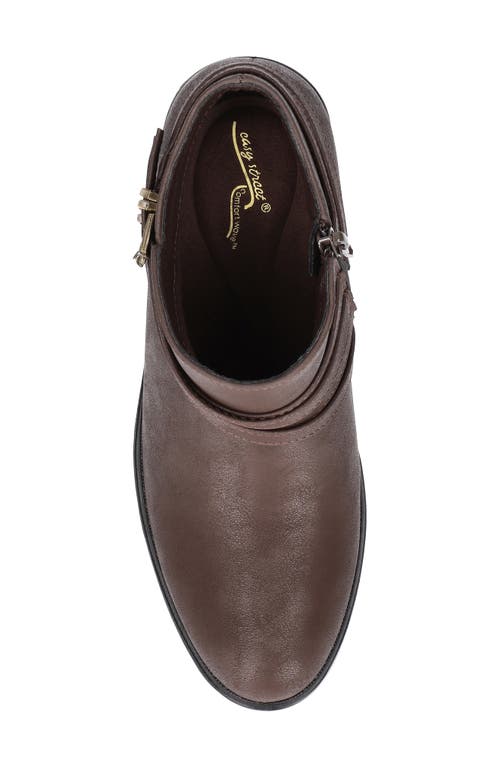 Easy Street Kory Bootie In Brown Matte