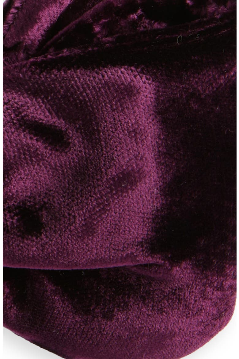 Fluid Velvet Bow Tie, Alternate, color, GV800 AUBERGINE