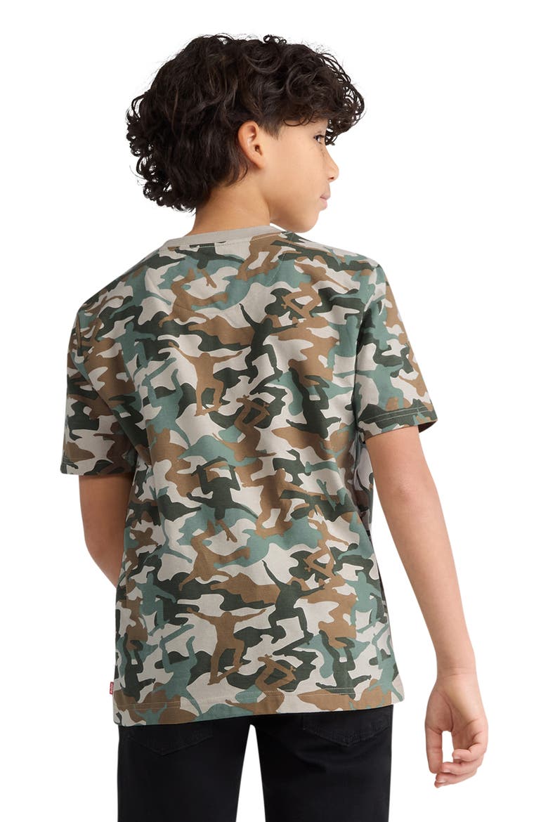 Kids' Skate Camo T-Shirt, Alternate, color, PUMICE STONE