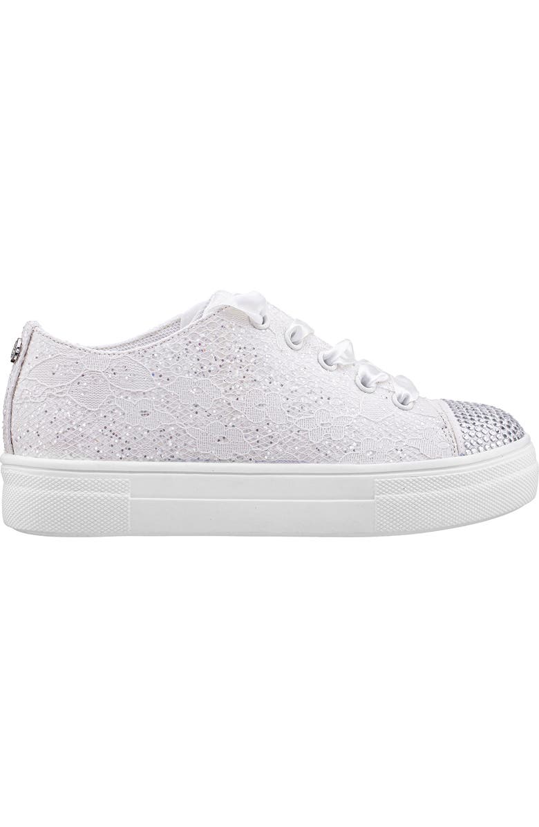 Nina Kids' Glitter Cap Toe Sneaker, Alternate, color,