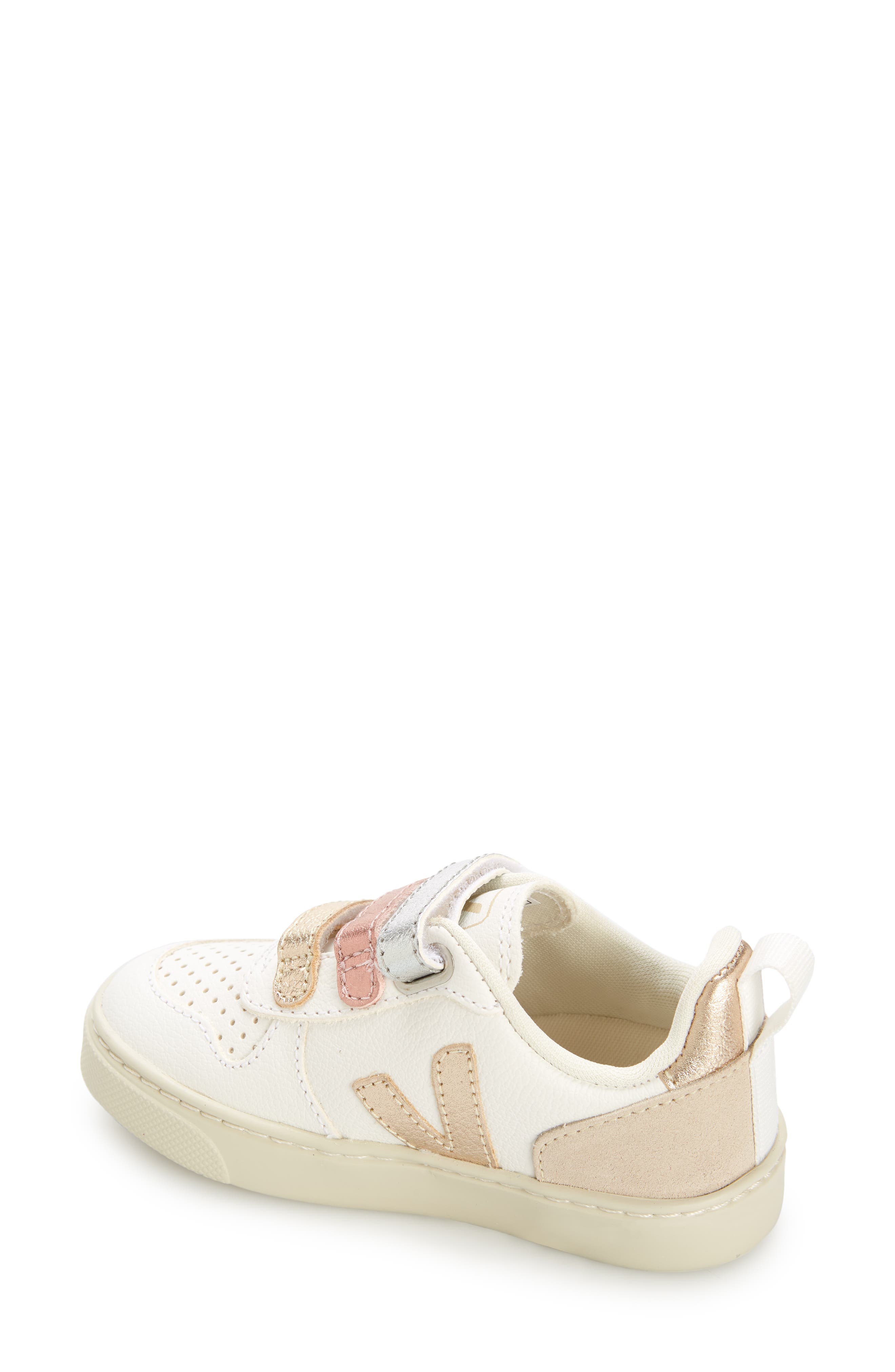 Small V-10 Sneaker, Alternate, color, MULTICO EXTRA WHITE SHINY