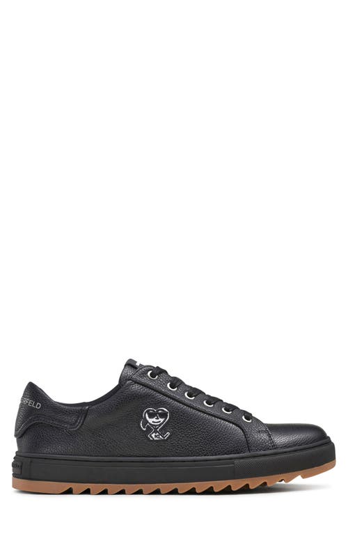 Karl Lagerfeld Paris Low Top Sneaker In Black