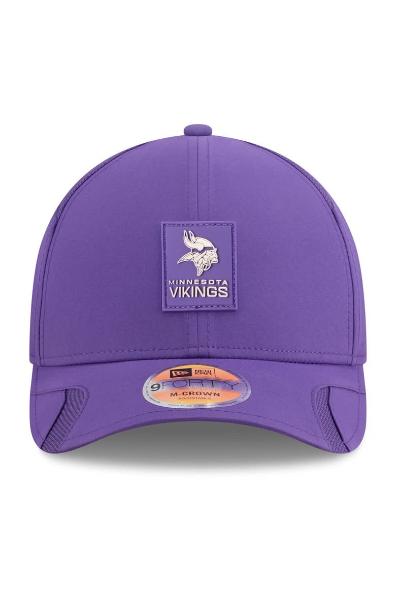 New Era Men's New Era Purple Minnesota Vikings 2025 Sideline  M-Crown 9FORTY Adjustable Hat, Alternate, color, Purple