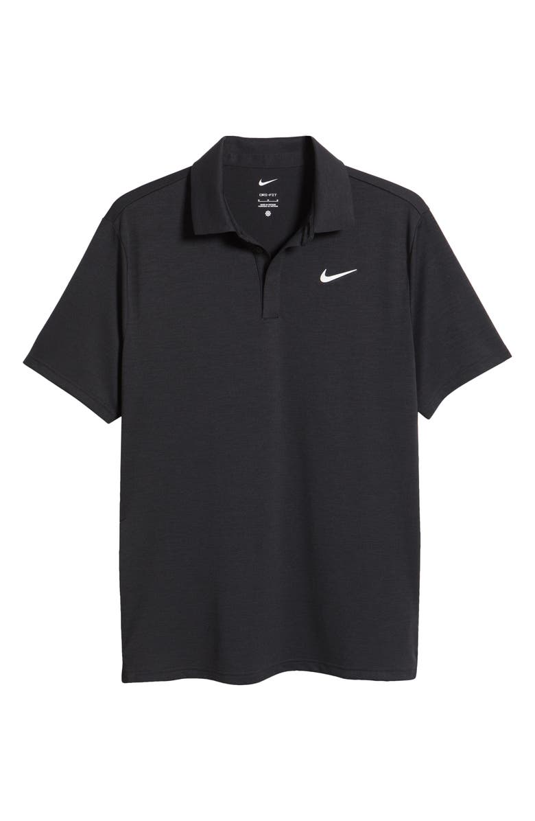 Nike Golf Dri-FIT Tour Jacquard Golf Polo, Alternate, color, Black/ White