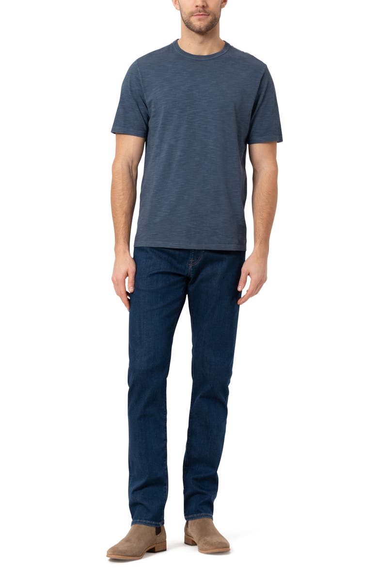 Courage Straight Leg Jeans, Alternate, color, DARK BLUE REFINED