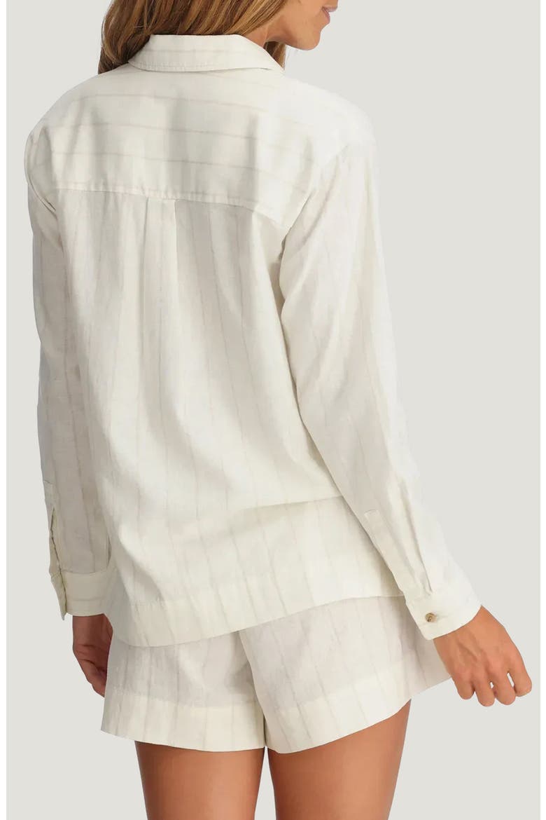 Sullivans Button-Up Shirt, Alternate, color, DASH VERTICAL STRIPE SEA SALT