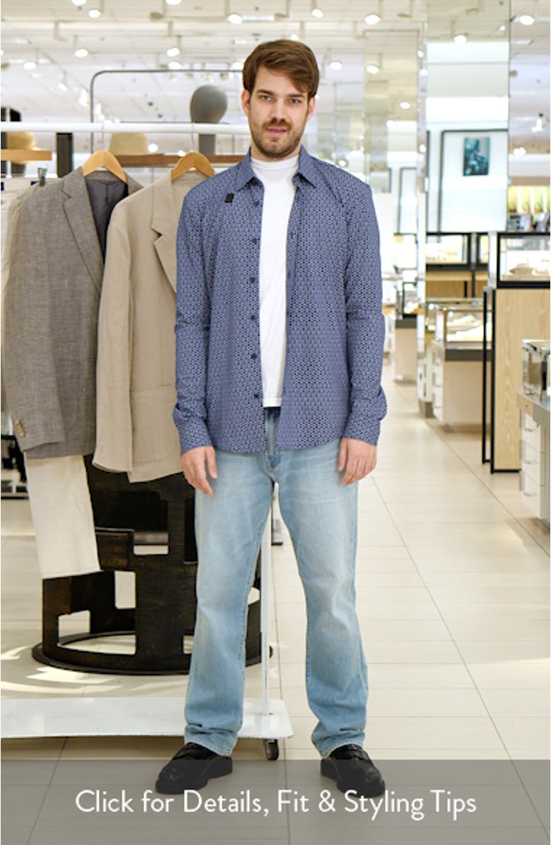 Raon Kent Slim Fit Button-Up Shirt, sales video thumbnail