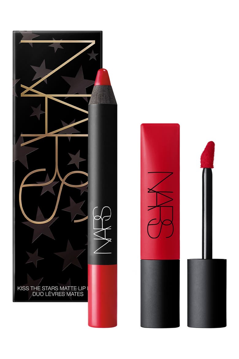 Kiss the Stars Matte Lip Set, Alternate, color, VIVID SIREN RED