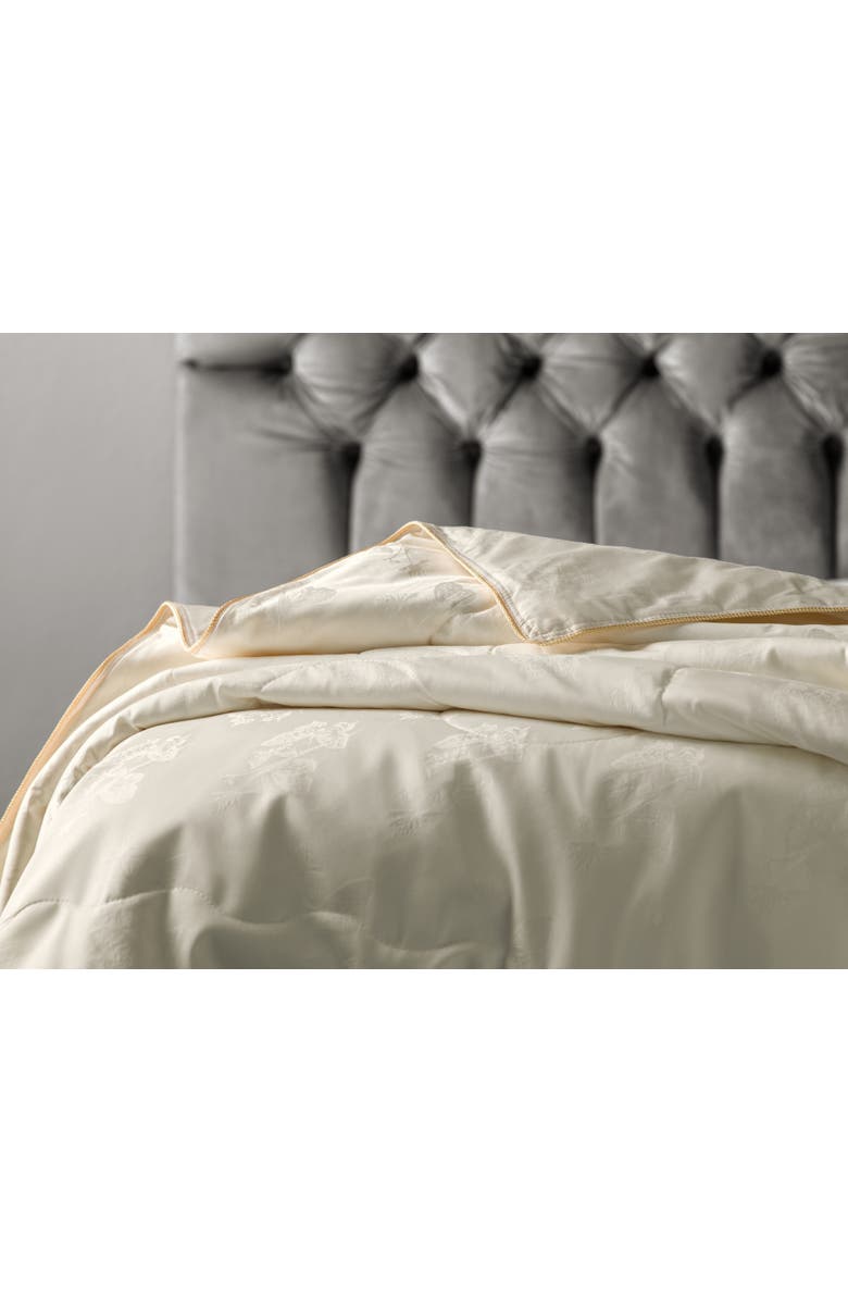 Togas Selena Tussah silk comforter, Alternate, color, White