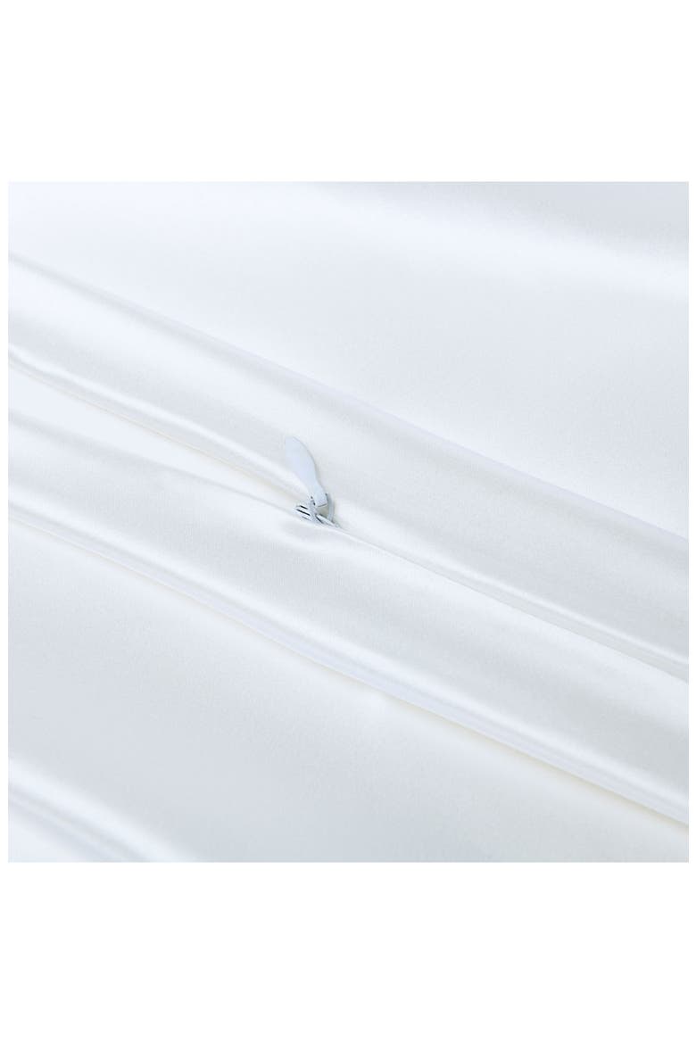 100% Pure Mulberry Silk Pillow Case, Alternate, color, WHITE
