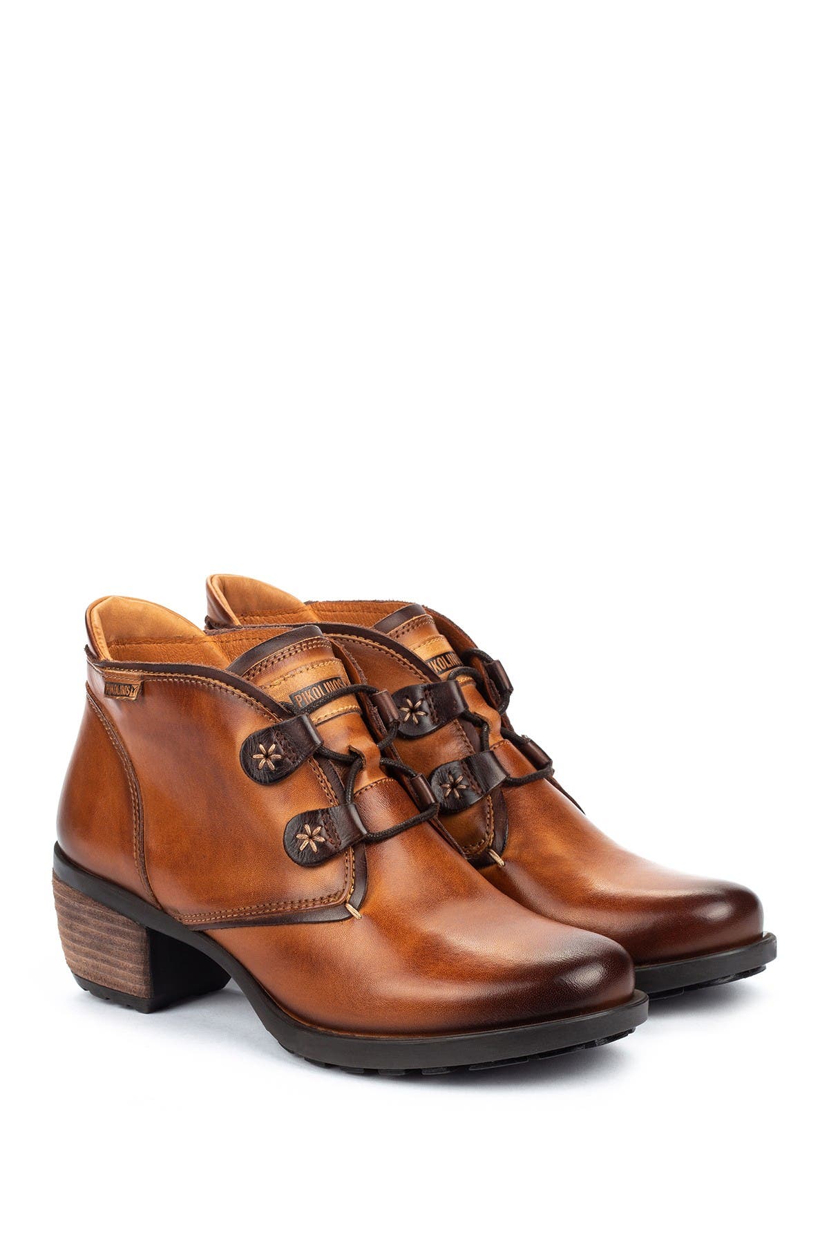 PIKOLINOS 'Le Mans' Stack Heel Bootie, Main, color, 