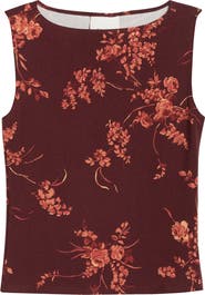 Reformation Dusk Sleeveless Knit Crop Top