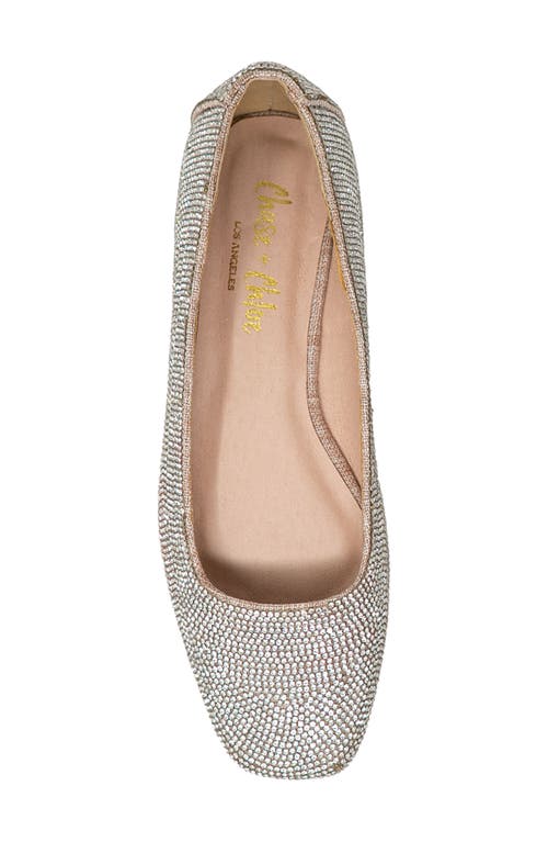 Chase & Chloe Chase And Chloe Rhinestone Flat