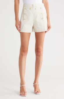 A.L.C. Lucas Cotton & Linen Shorts