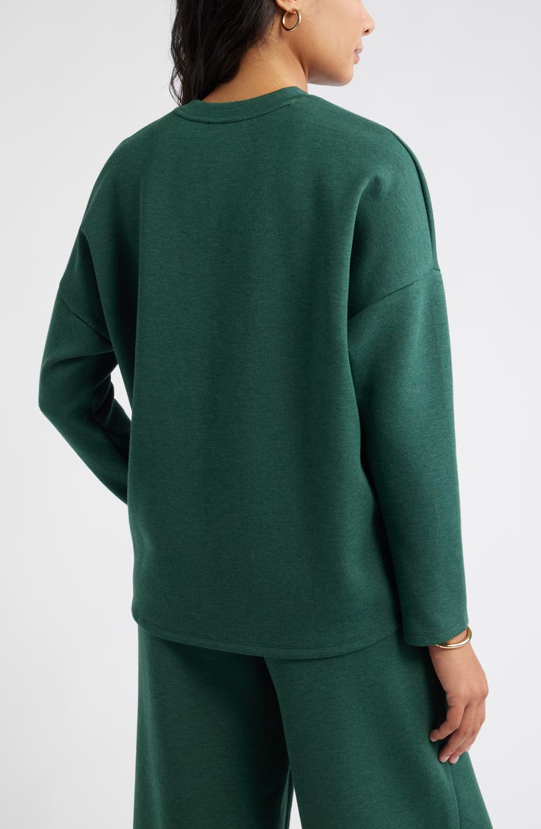 Caslon<sup>®</sup> Soft Touch Sweatshirt, Alternate, color, Green Pinecone