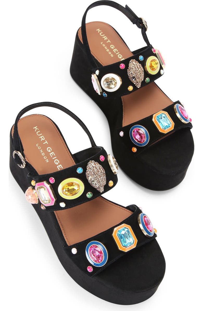 Kurt Geiger London Studded Platform Sandal, Alternate, color,