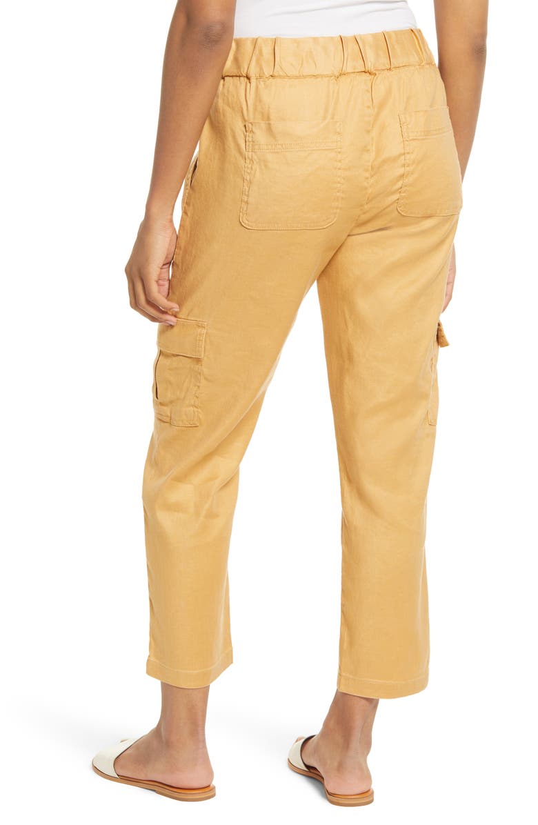 Liverpool Crop Cargo Pants, Alternate, color, 