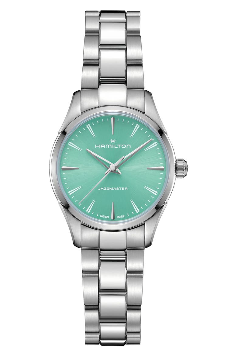 Jazzmaster Bracelet Watch, 32mm, Main, color, TURQUOISE