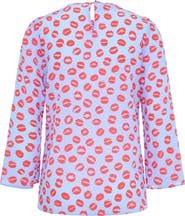 Maison Common Printed Silk Shirt