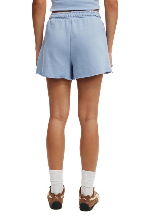 Cotton On Classic Fleece Mini Short In Dusk Blue