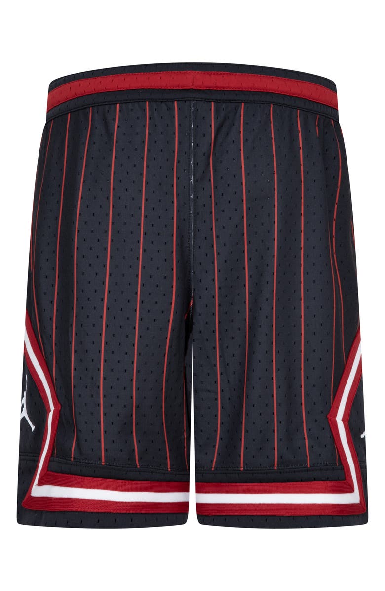 Jordan Kids' Print Dri-FIT Mesh Basketball Shorts, Alternate, color, Black