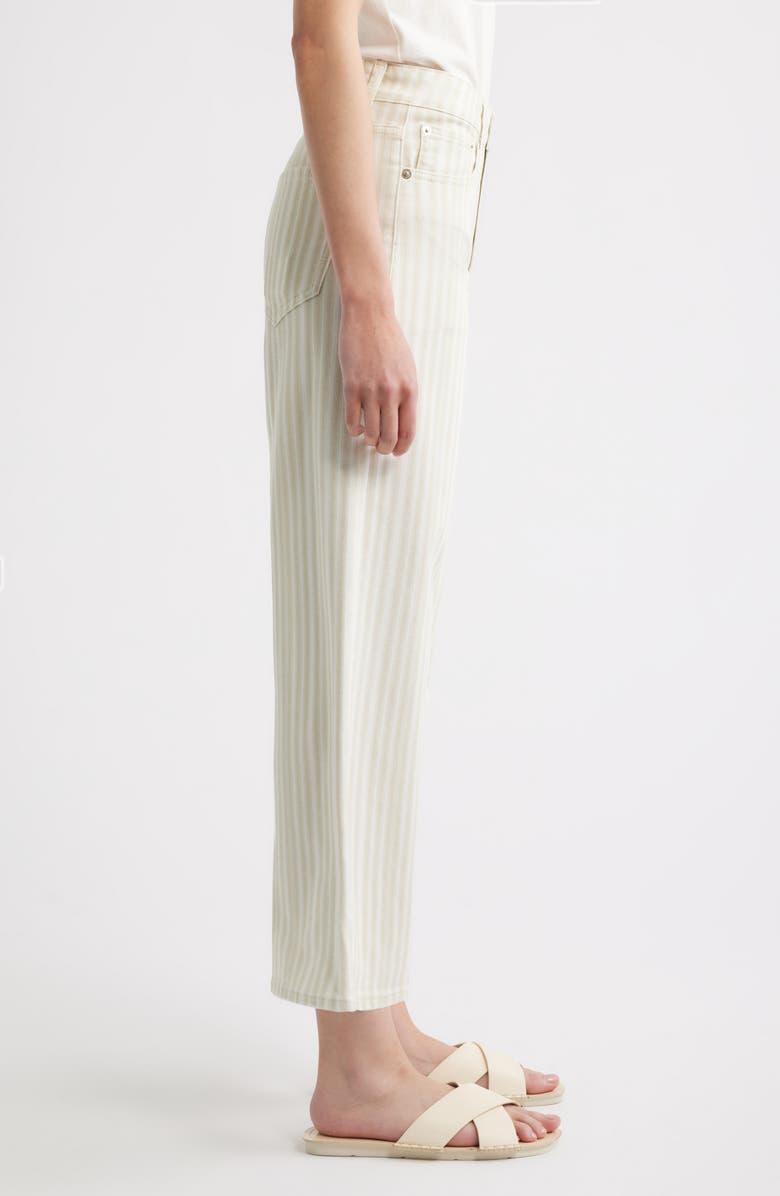 Rails Getty High Waist Crop Wide Leg Jeans, Alternate, color, Malibu Stripe