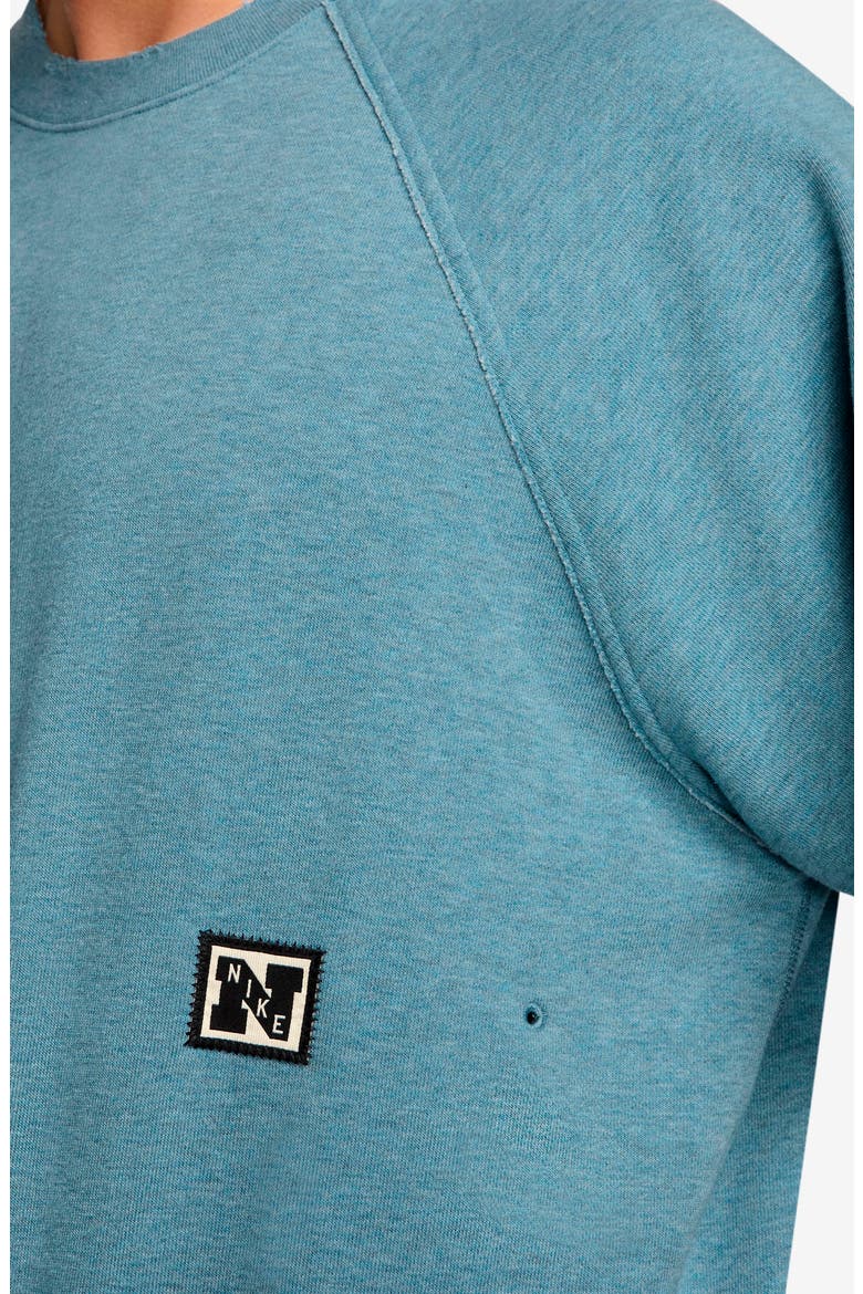 Dri-FIT Oversize Fitness T-Shirt, Alternate, color, SMOKEY BLUE/ HEATHER