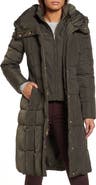Cole Haan Bib Insert Down & Feather Fill Coat