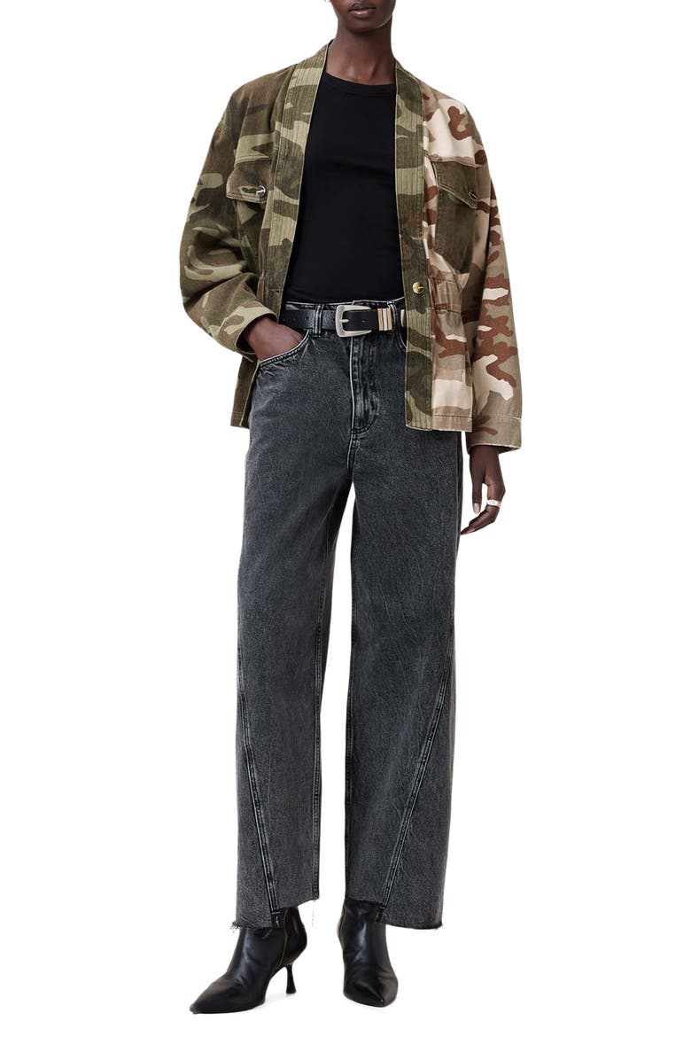 Amelia Camo Jacket, Alternate, color, CAMO GREEN