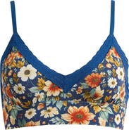 MeUndies FeelFree Lace Trim Plunge Bralette