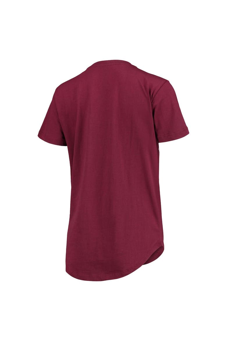 Women's Pressbox Maroon Texas A&M Aggies Wild Lips Core T-Shirt, Alternate, color, Maroon