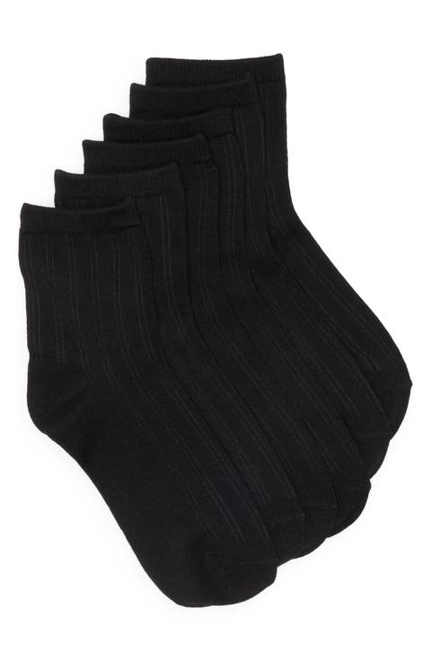 3-Pack Quarter Socks