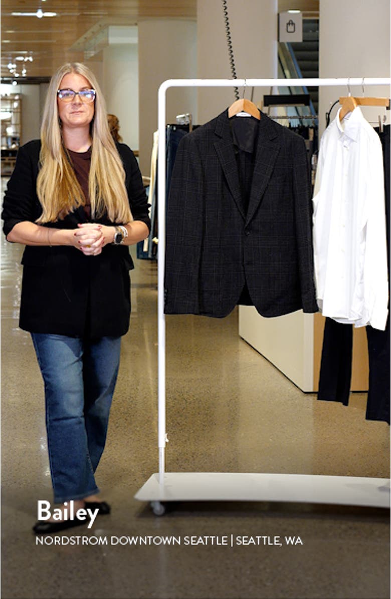 Martelli Plaid Knit Wool Sport Coat, sales video thumbnail