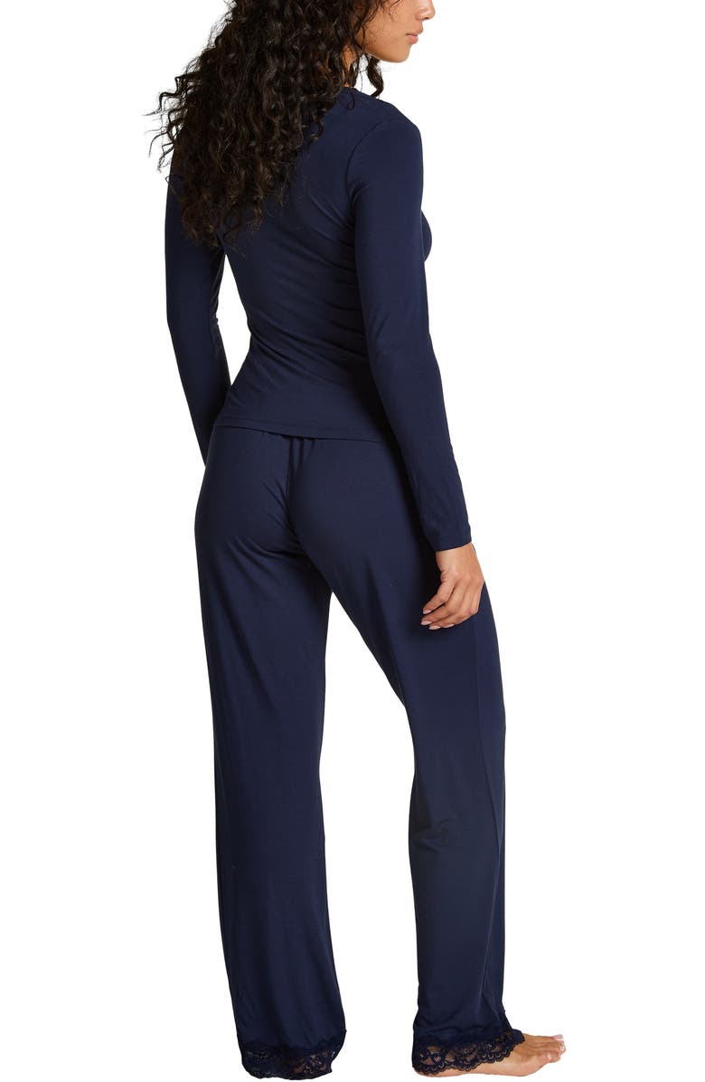 Hunkemöller Pajama Set, Alternate, color, Blue