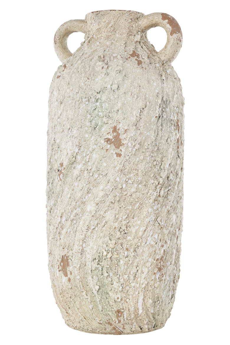 Cream Magnesium Oxidized Vase, Alternate, color, CREAM