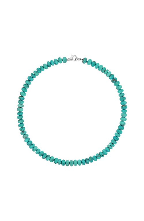 Sheryl Lowe Turquoise Bead Necklace