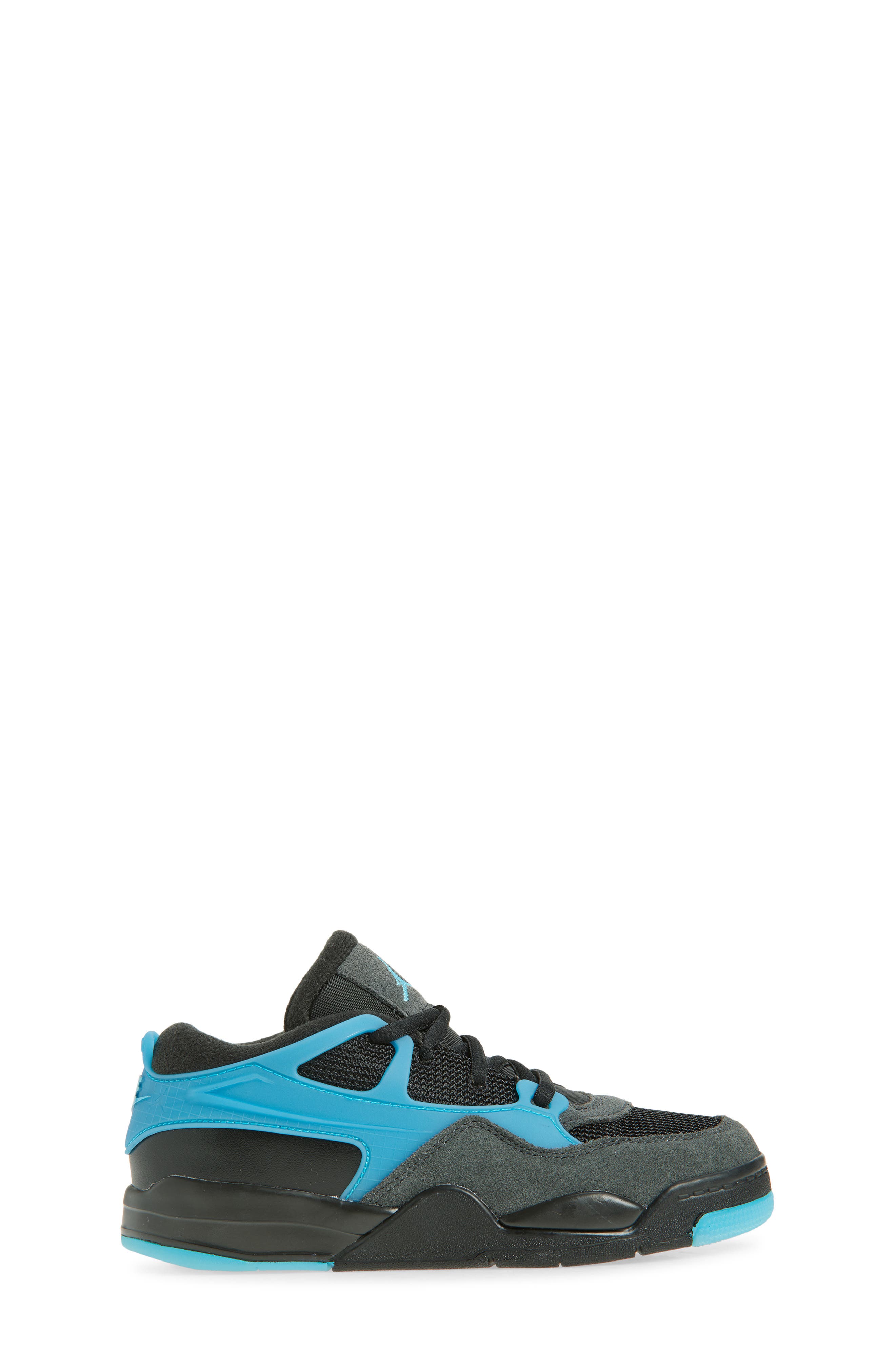 Nike Kids' Air Jordan 4 RM Sneaker, Alternate, color, Black/ Blue/ Anthracite