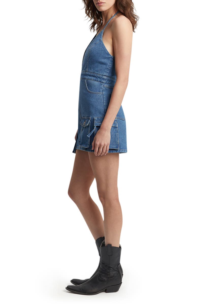 Bardot Zerah Cargo Minidress, Alternate, color, 