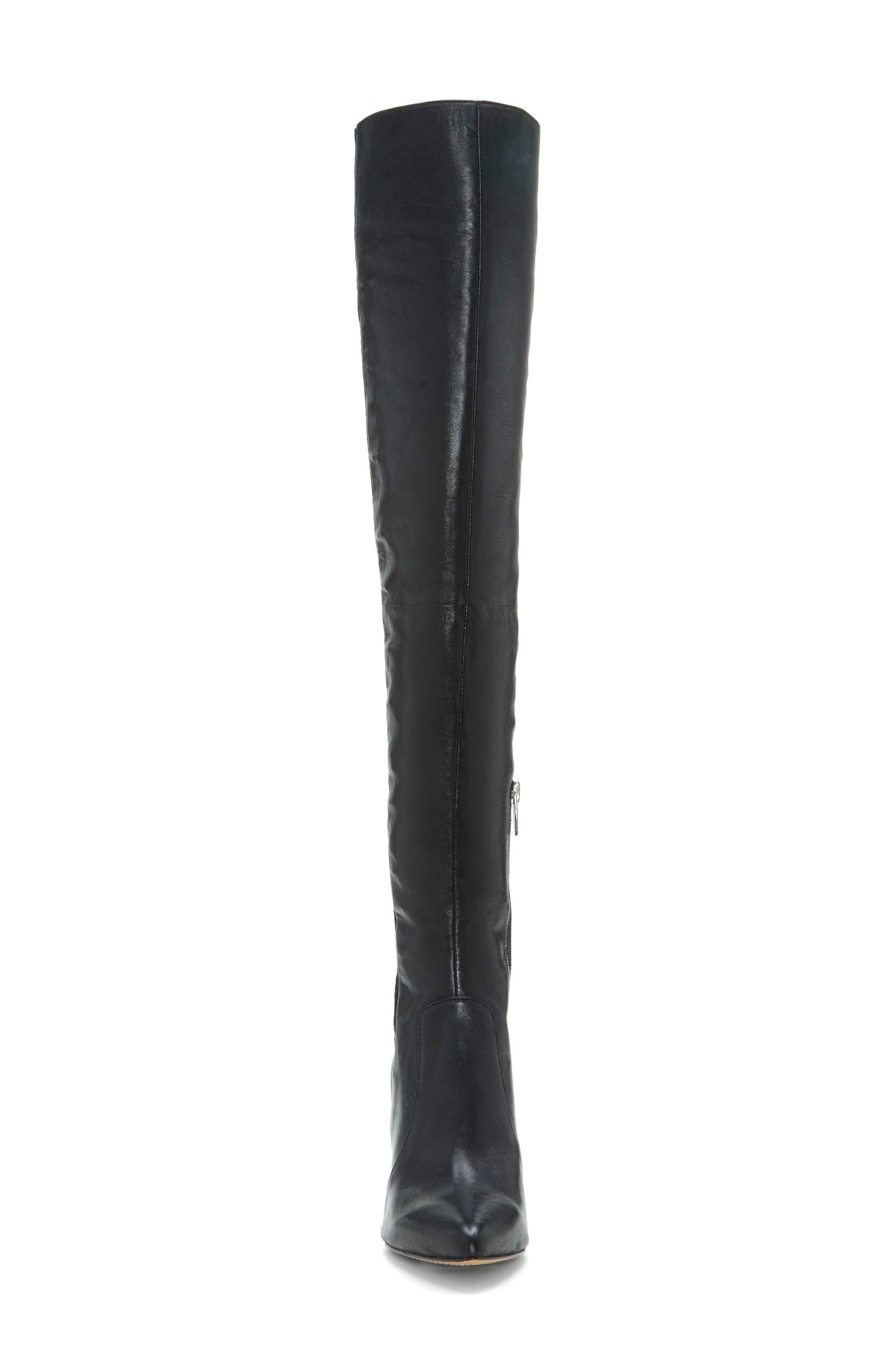 Majestie Over the Knee Boot, Alternate, color, BLACK LEATHER